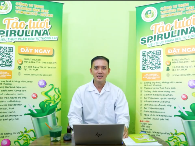 Chia sẻ của Bác sĩ Trung về Tảo xoắn tươi Spirulina (Phần 4)