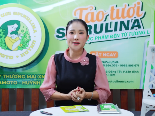 Chia sẻ của Cát Tường về Tảo xoắn tươi Spirulina