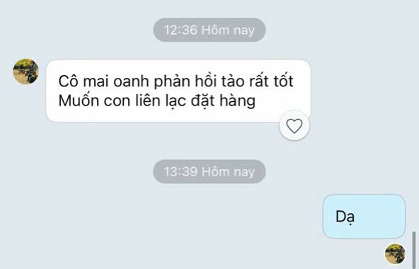 Feedback từ khách hàng sử dụng tảo xoắn tươi Alina” .